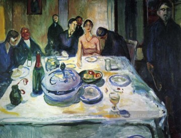 Expressionismus Werke - die Hochzeit des böhmischen Munchs auf der äußersten linken Seite 1925 Edvard Munch Expressionismus